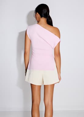 Luna Tencel Asymmetric Tunic Top