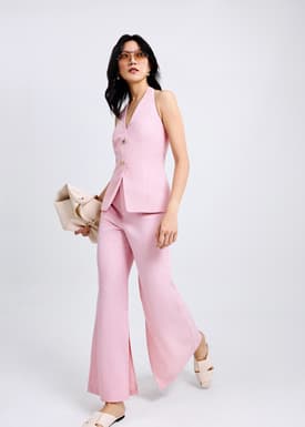 Amarantha Padded Halter Tunic Top