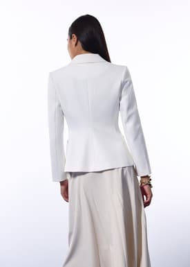 RuchedReady® Ling Collared Cinched Waist Top