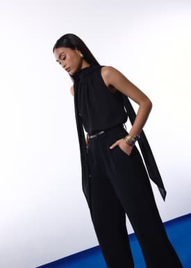 Nabi Multi-way Mock Neck Shell Top