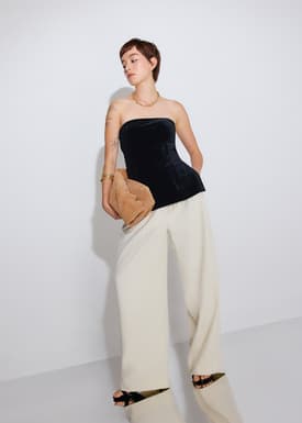 BraFree by LB Jingyi Velvet Tube Tunic Top