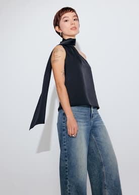 Kana Multi-way Front Sash Satin Top