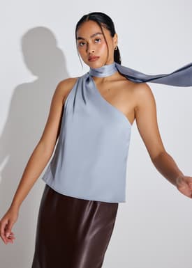 Kana Multi-way Front Sash Satin Top