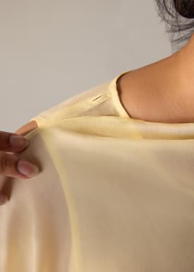 Andrea Multi-way Detachable Sash Crepe Round Neck Top