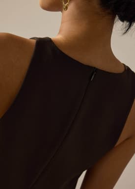 Carla Round Neck Crop Shell Top