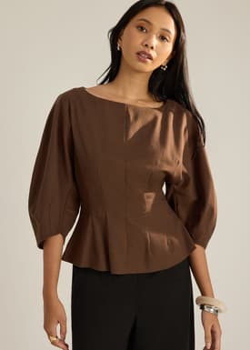 Solenne Puff Sleeve Top