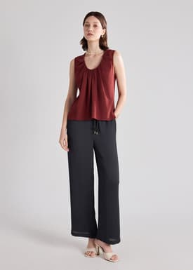Tala Seersucker Shell Top