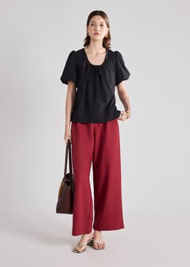 Celia Seersucker Top