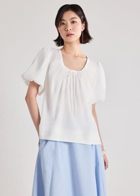 Celia Seersucker Top