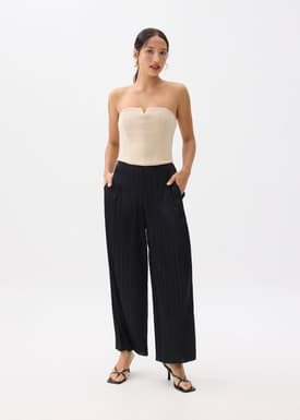 Leggy™ Anh Plissé Wide Leg Pants