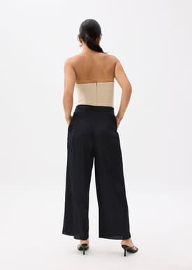 Leggy™ Anh Plissé Wide Leg Pants