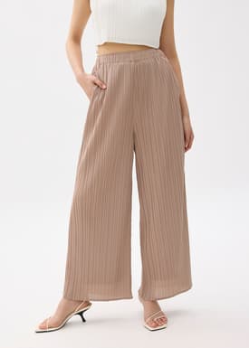 Leggy™ Anh Plissé Wide Leg Pants