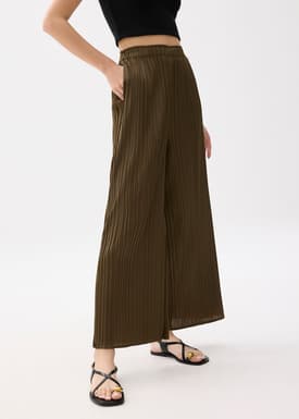 Leggy™ Anh Plissé Wide Leg Pants