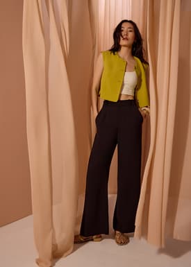 Leggy™ Yuna Super High Waist Tailored Pants