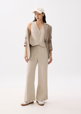 Leggy™ Yuna Super High Waist Tailored Pants