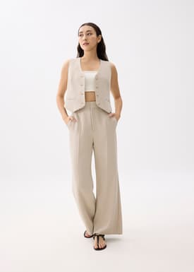 Leggy™ Yuna Super High Waist Tailored Pants