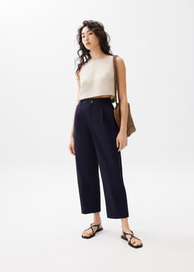 Jin Elastic Cotton Chino Pants