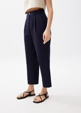 Jin Elastic Cotton Chino Pants