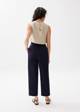 Jin Elastic Cotton Chino Pants