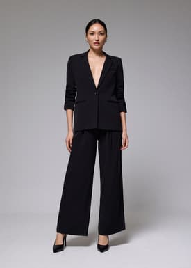 Leggy™ Mayumi Elastic Pleated Wide Leg Pants