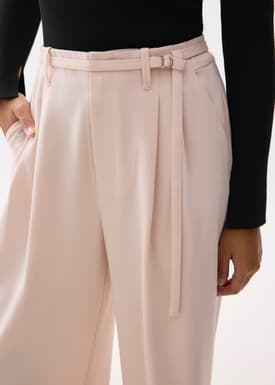 Leggy™ Mayumi Elastic Pleated Wide Leg Pants