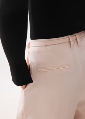 Leggy™ Mayumi Elastic Pleated Wide Leg Pants