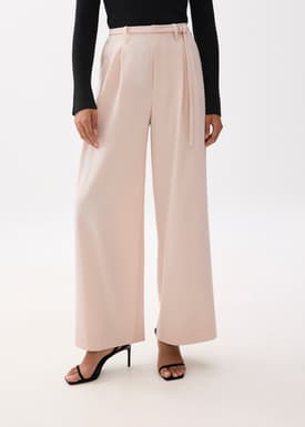 Leggy™ Mayumi Elastic Pleated Wide Leg Pants