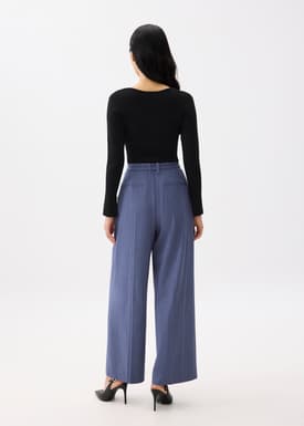 Leggy™ Mayumi Elastic Pleated Wide Leg Pants