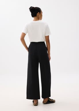 Leggy™ Lia Elastic High Waist Wide Leg Pants