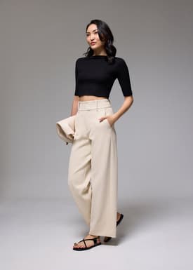 Leggy™ Mentari Super High Waist Straight Leg Pants