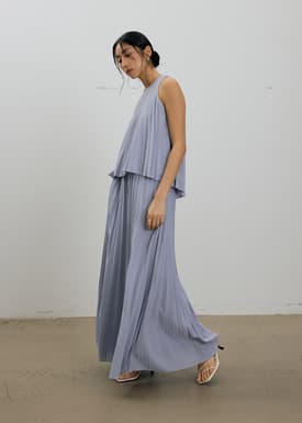 Leggy™ Wei Elastic Sunray Pleated Palazzo Pants