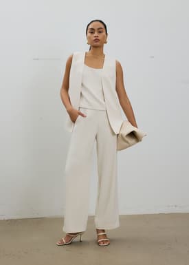 Leggy™ Moira Regular Super High Waist Straight Leg Pants