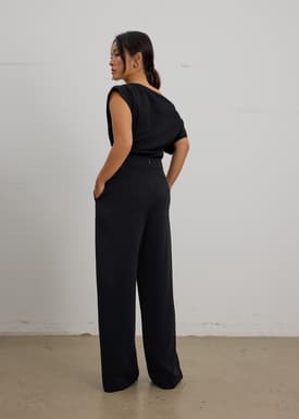 PETITE Leggy™ Moira Super High Waist Straight Leg Pants