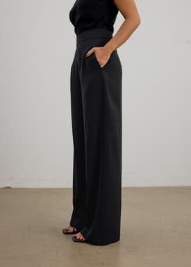 PETITE Leggy™ Moira Super High Waist Straight Leg Pants