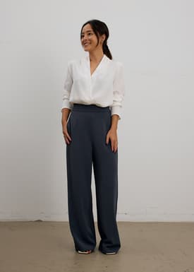 PETITE Leggy™ Moira Super High Waist Straight Leg Pants
