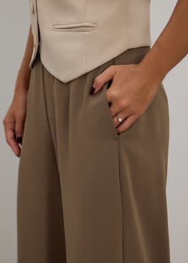 PETITE Leggy™ Moira Super High Waist Straight Leg Pants
