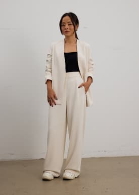 PETITE Leggy™ Moira Super High Waist Straight Leg Pants