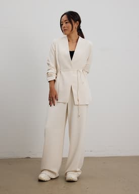 PETITE Leggy™ Moira Super High Waist Straight Leg Pants