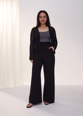 PETITE Leggy™ Yuna Super High Waist Tailored Pants