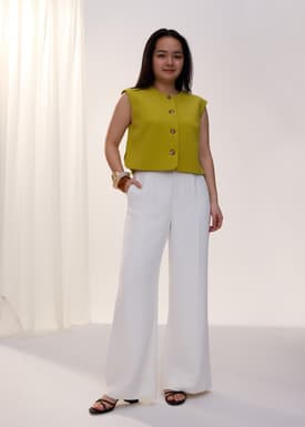 PETITE Leggy™ Yuna Super High Waist Tailored Pants