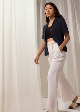 PETITE Leggy™ Yuna Super High Waist Tailored Pants