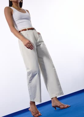 Lexie Barrel Ankle Length Pants