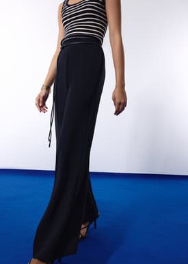 Leggy™ Jules Tailored Crepe Palazzo Pants
