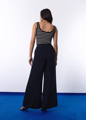 Leggy™ Jules Tailored Crepe Palazzo Pants