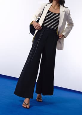 Leggy™ Jules Tailored Crepe Palazzo Pants