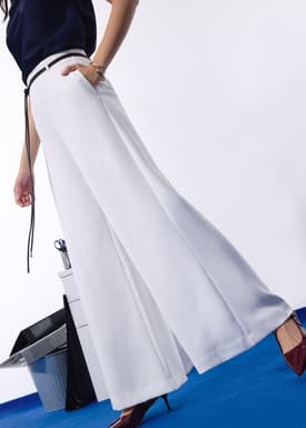 Leggy™ Jules Tailored Crepe Palazzo Pants