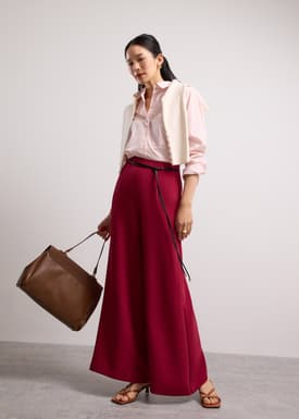 Leggy™ Jules Tailored Crepe Palazzo Pants