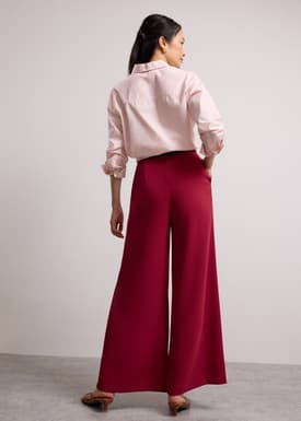 Leggy™ Jules Tailored Crepe Palazzo Pants