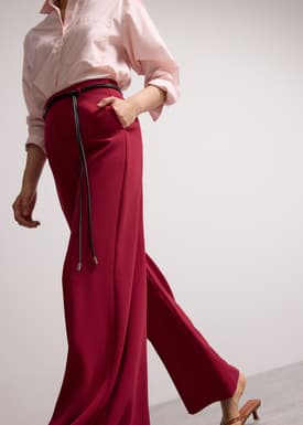 Leggy™ Jules Tailored Crepe Palazzo Pants