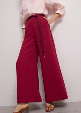 Leggy™ Jules Tailored Crepe Palazzo Pants